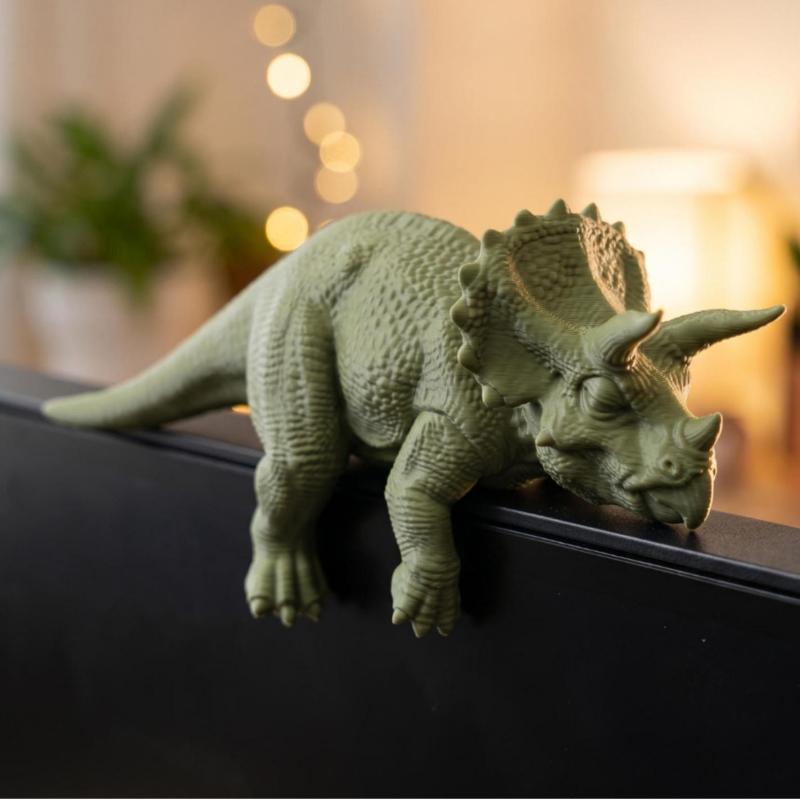 Desk Setup Gifts - Ornamento Tirannosauro Rex Dormiente, Decorazione Dinosauro