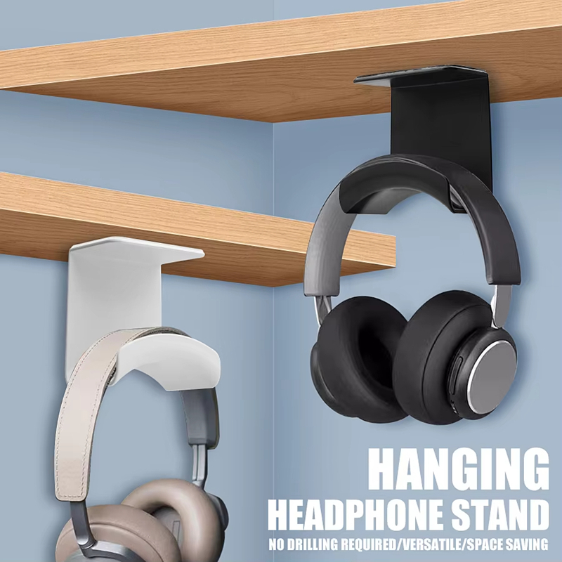 Gaming Setup Desk - Supporto Universale Adesivo per Cuffie, Montaggio