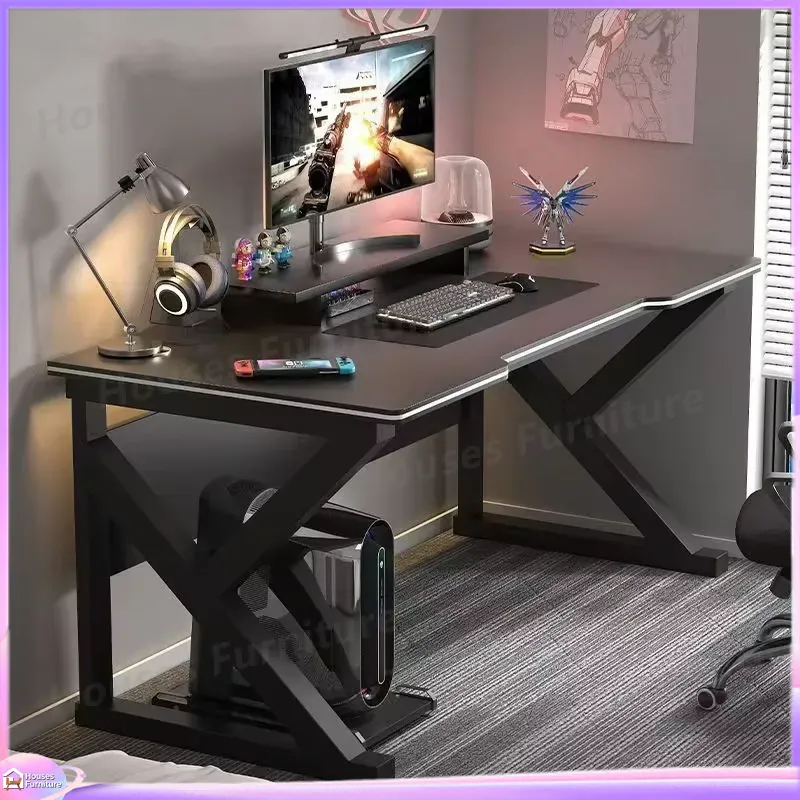 Desk Setup Office - Scrivania da Gaming in Metallo Cafe,