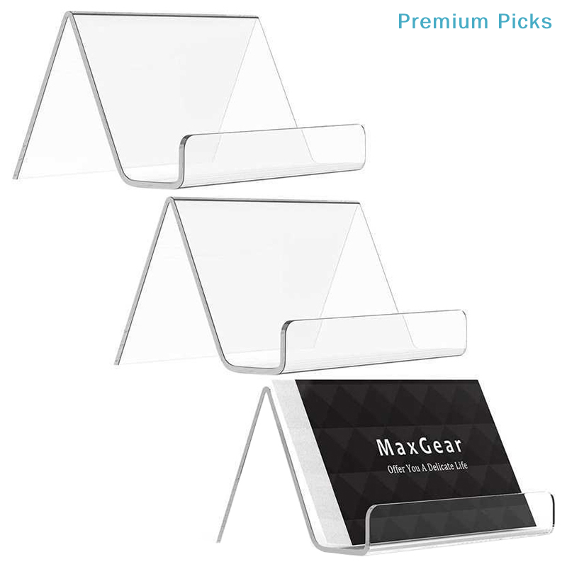 Desk Setup Shelf - Porta Biglietti da Visita da Tavolo
