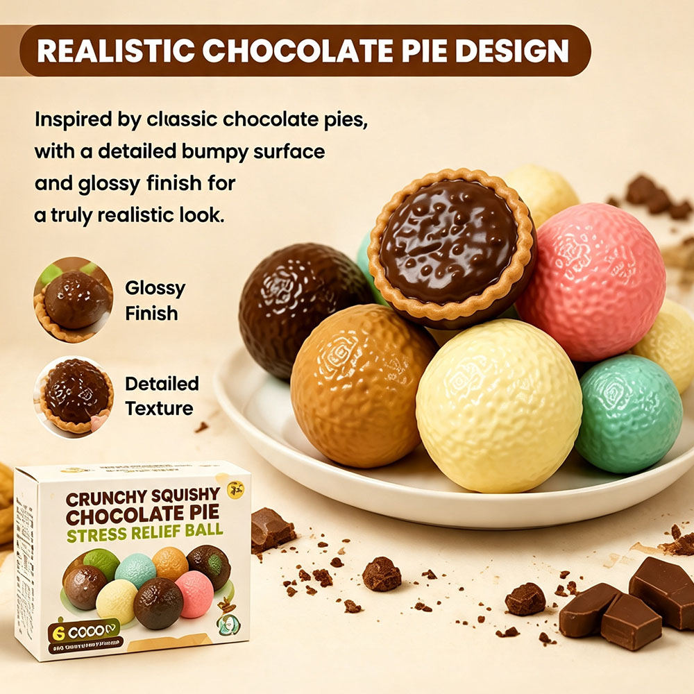 Desk Setup Gifts - ASMR Sfera di Cioccolato Croccante con