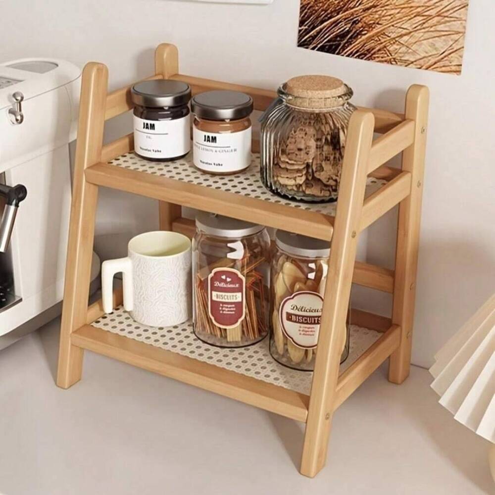 Desk Setup Shelf - Scaffale di Stoccaggio a 2 Ripiani