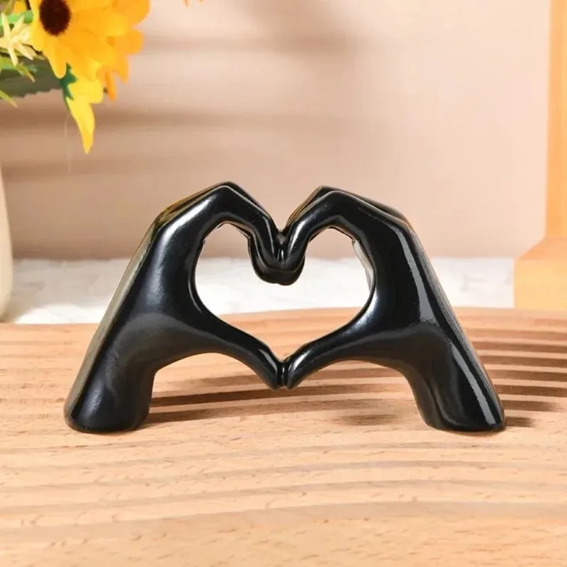 Desk Setup Shelf - Statua a Forma di Cuore con