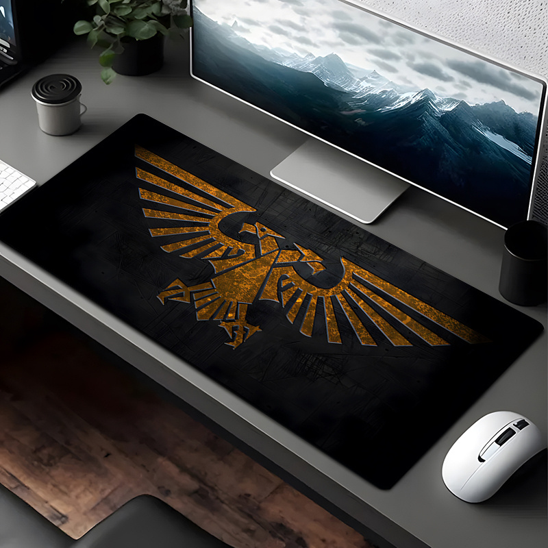 Desk Setup Natural - Tappetino per Mouse da Gaming Confortevole,