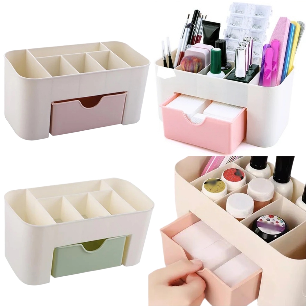 Desk Setup Shelf - Organizzatore per nail art Cassetto da