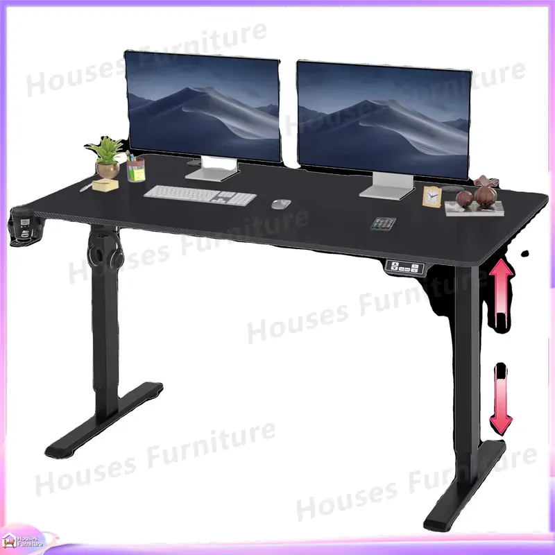 Desk Setup Laptop And Pc - Scrivania da Gaming Grande con Luci
