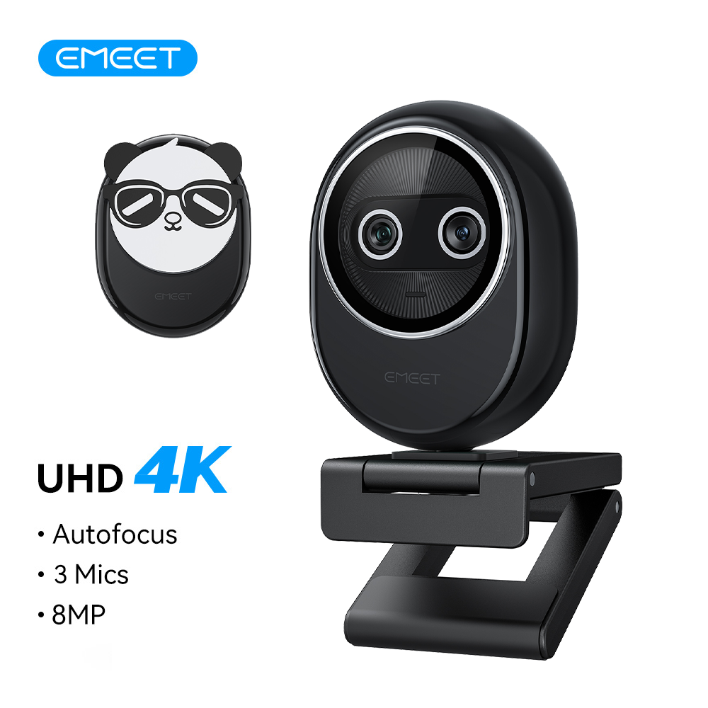 Desk Setup Ai - Webcam 4K EMEET con Doppia Fotocamera