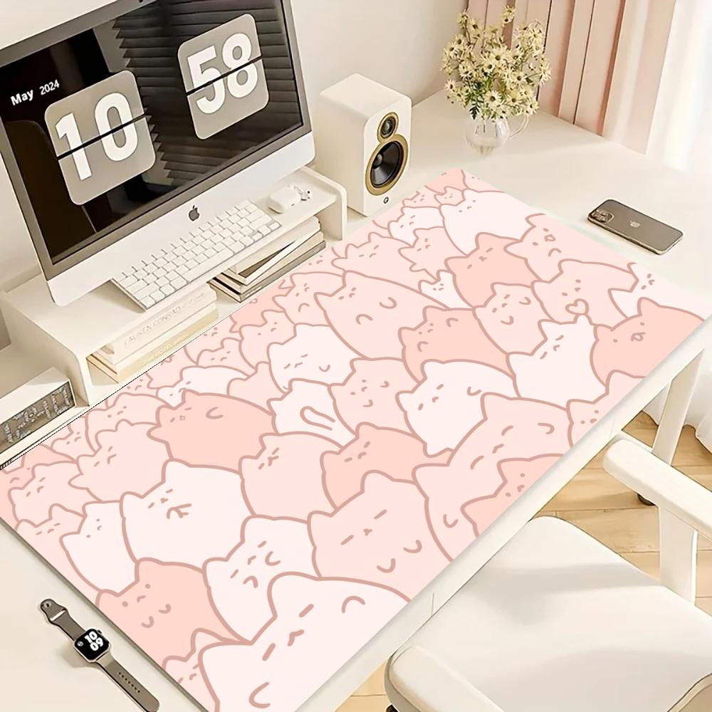 Tappetino per Mouse da Gaming, - Desk Setup Pink recensione e prezzo