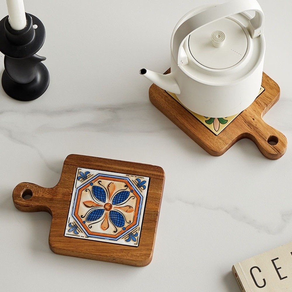 Sottopentola in Legno Massello - Desk Setup Retro recensione e prezzo