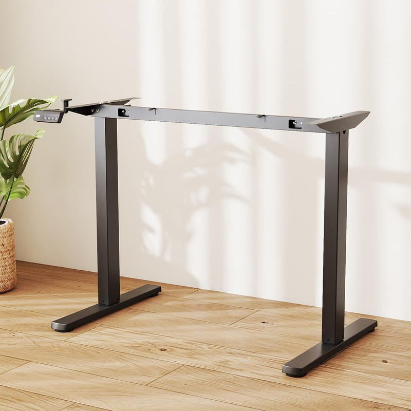 Telaio per scrivania elettrica - Desk Setup Black And Wood recensione e prezzo