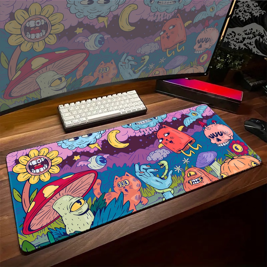 Tappetino per mouse con animal - Desk Setup With Plants recensione e prezzo