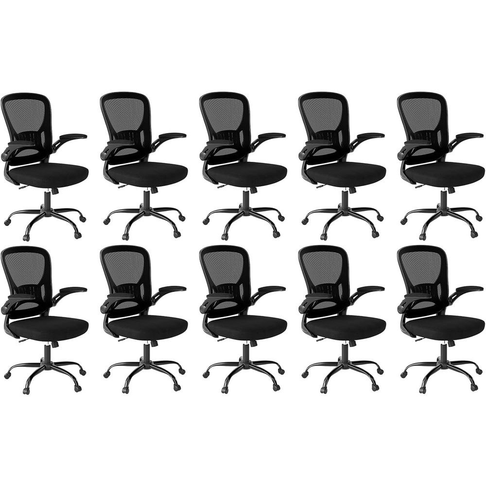 Set di sedie da ufficio o 10,  - Desk Setup Black And Wood recensione e prezzo