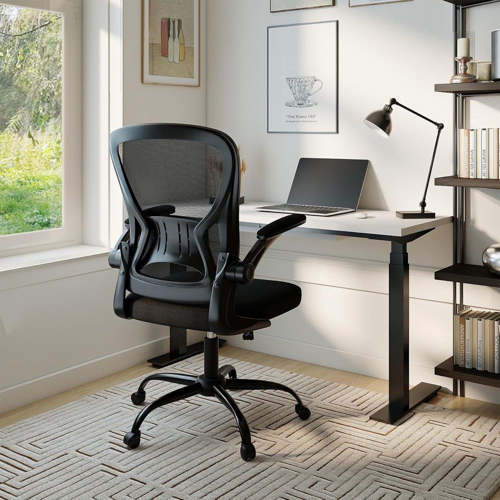 Set di sedie da ufficio o 10,  - Desk Setup Black And Wood recensione e prezzo