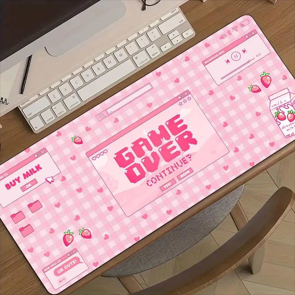Tappetino per mouse grande in  - Desk Setup Pink recensione e prezzo