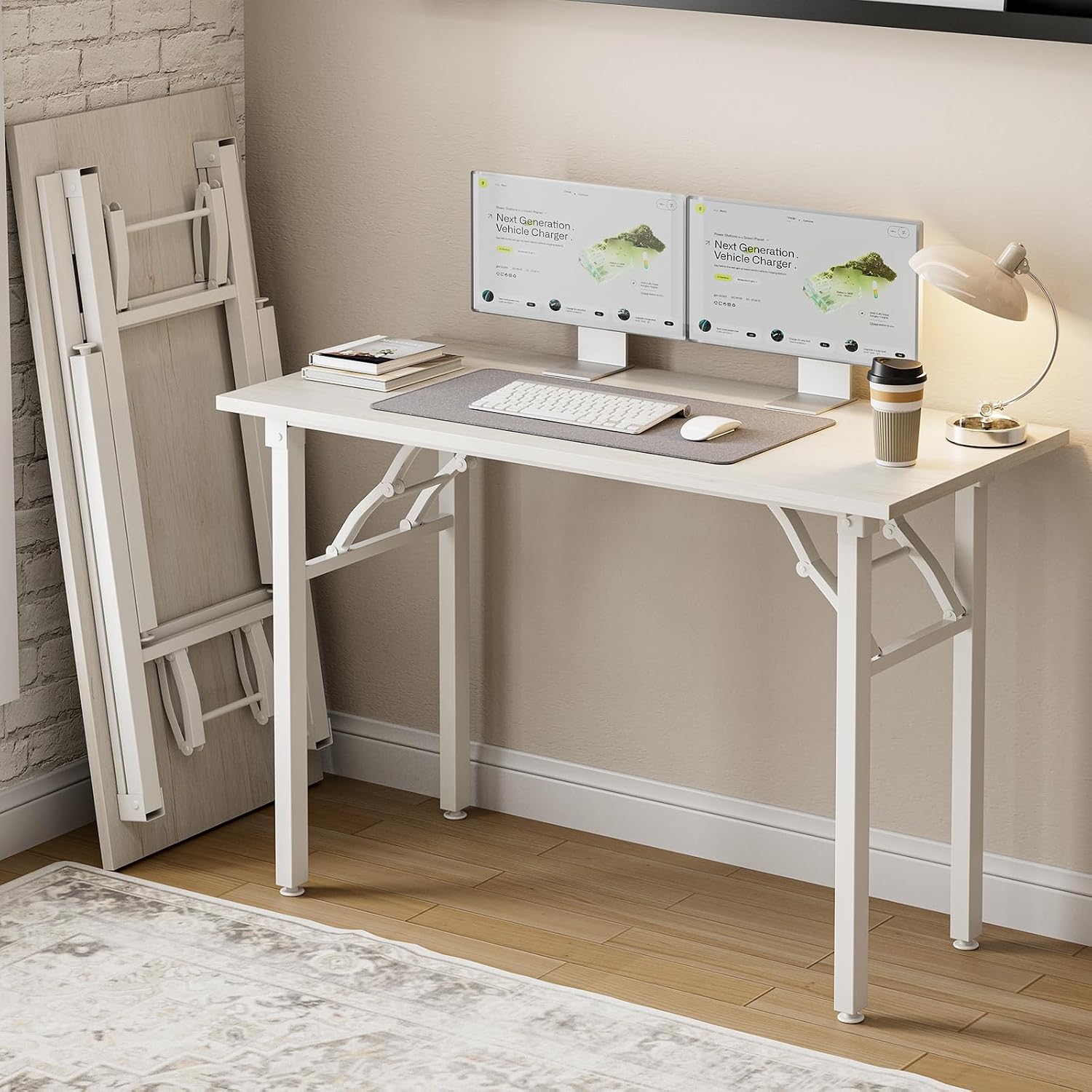 Frylr Piccola scrivania pieghe - Desk Setup For 2 Laptops recensione e prezzo