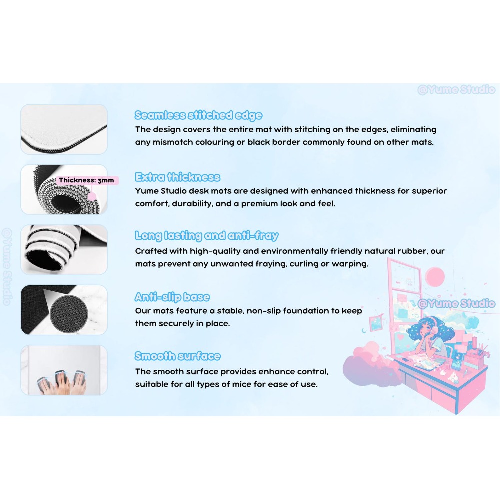 Tappetino da scrivania estetic - Desk Setup Gifts recensione e prezzo