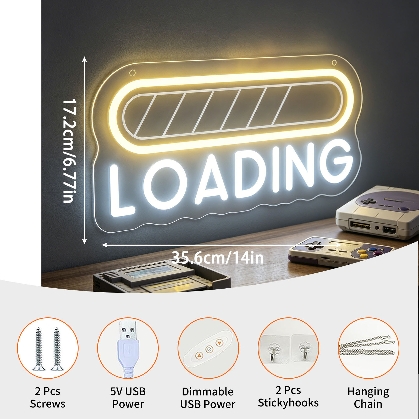 Insegna al Neon LED USB Dimmer - Desk Setup Gifts recensione e prezzo