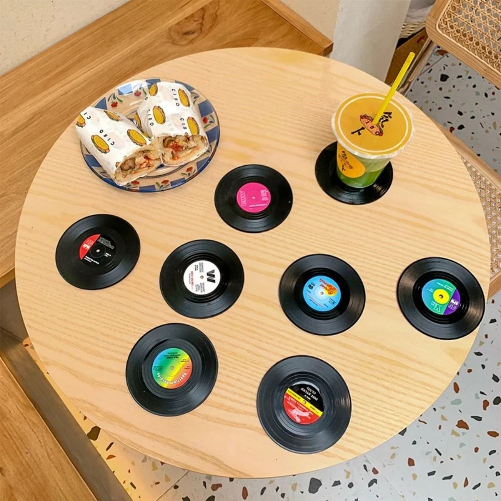 2/4/6PCS Retro Vinile Record T - Desk Setup Retro recensione e prezzo