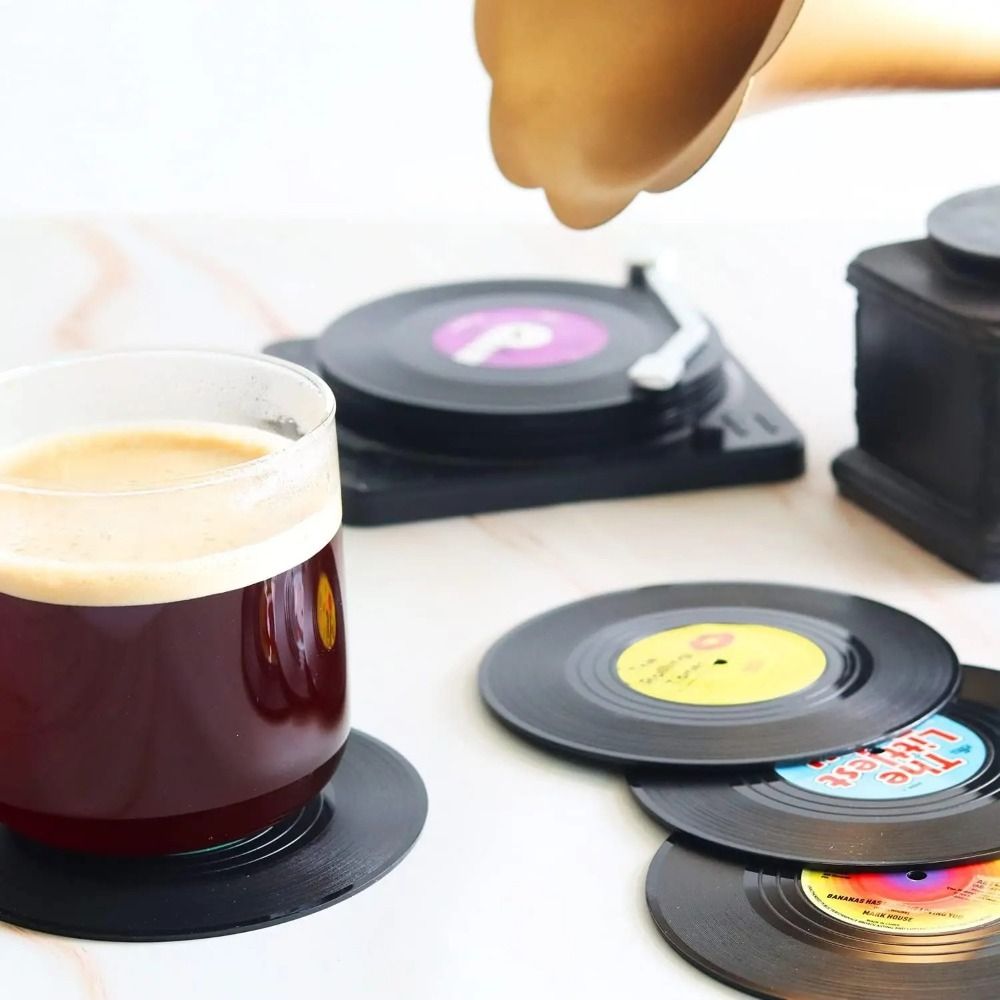 2/4/6PCS Retro Vinile Record T - Desk Setup Retro recensione e prezzo