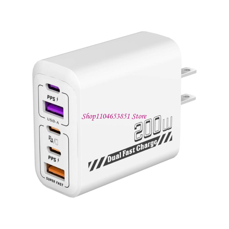 Caricabatterie rapido a 5 port - Desk Setup For 2 Laptops recensione e prezzo