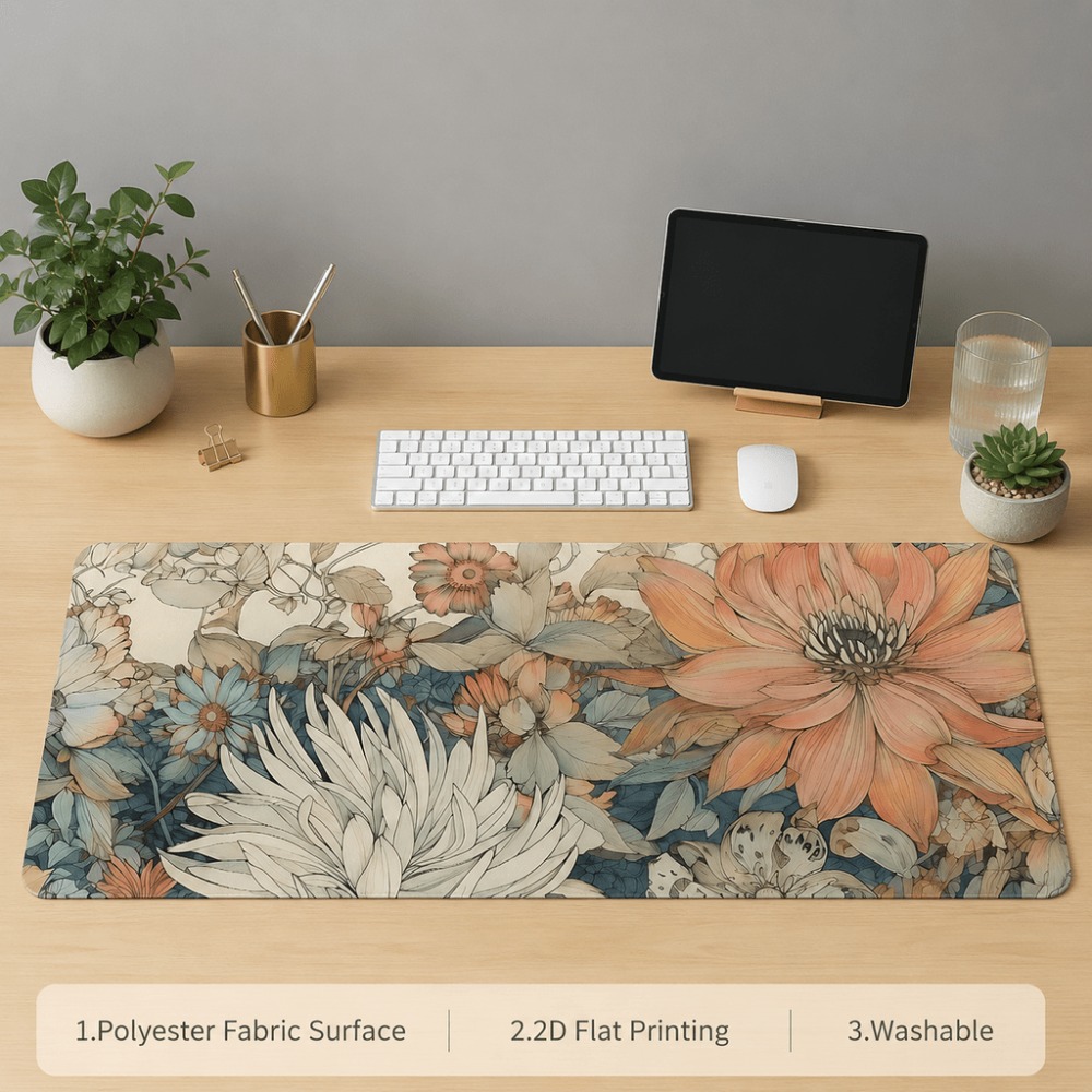 Tovaglietta retrò floreale con - Desk Setup With Plants recensione e prezzo