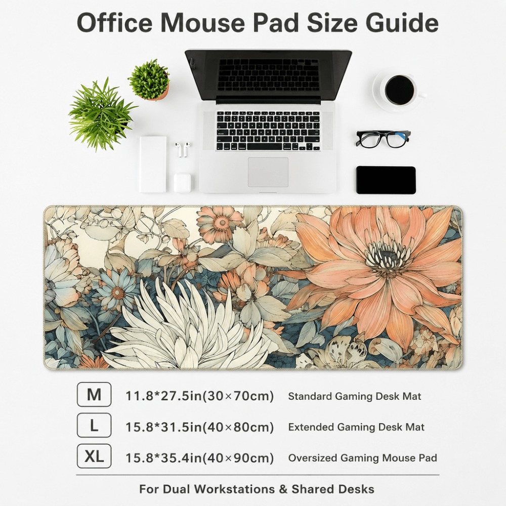 Tovaglietta retrò floreale con - Desk Setup With Plants recensione e prezzo