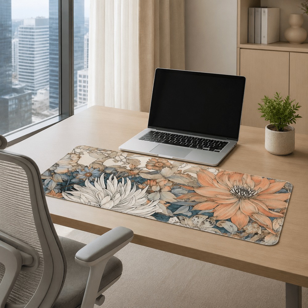 Tovaglietta retrò floreale con - Desk Setup With Plants recensione e prezzo